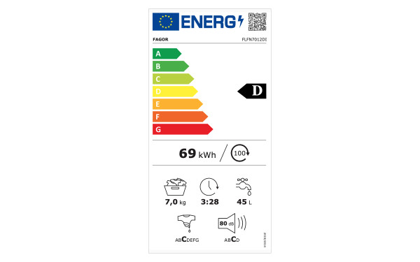 FAGOR FLFN7012DI - &Eacute;tiquette &eacute;nergie v2