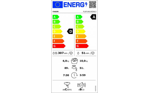 FAGOR FLSF10614IDW/1 - &Eacute;tiquette &eacute;nergie v2