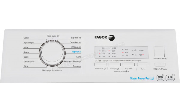 FAGOR FLT5010CD - Panneau de commandes