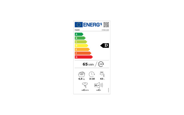 FAGOR FLT6011DD - &Eacute;tiquette &eacute;nergie v2