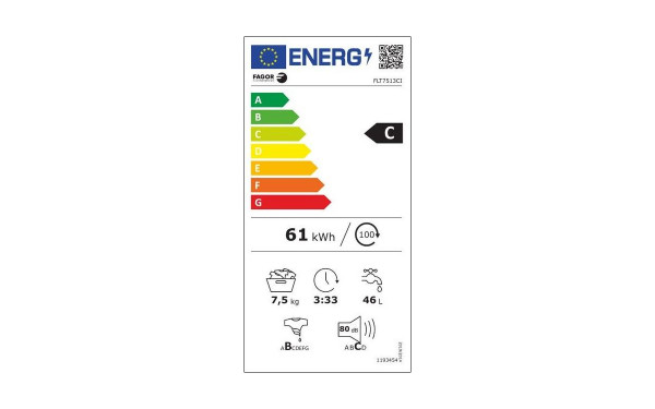 FAGOR FLT7513CI - &Eacute;tiquette &eacute;nergie v2