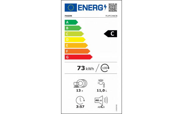 FAGOR FLVP1346CB - &Eacute;tiquette &eacute;nergie v2