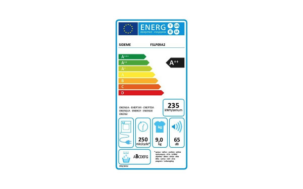 FAGOR FSLP09A2 - &Eacute;tiquette &eacute;nergie