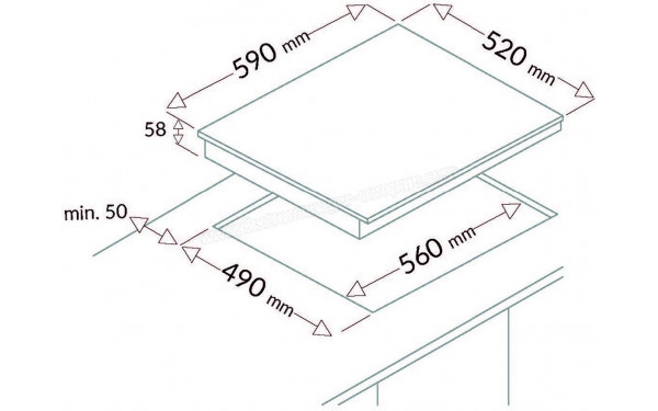 FAGOR FTI372SFV - Dimensions