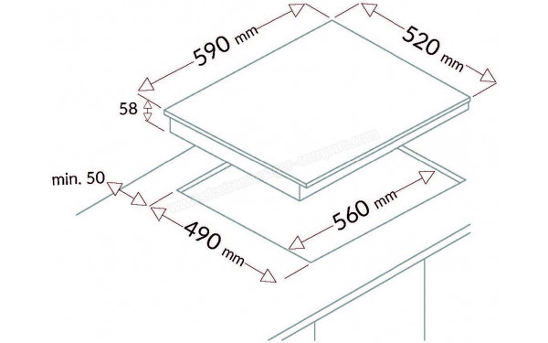 FAGOR FTI372V - Dimensions