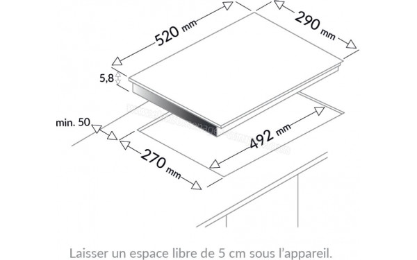 FAGOR FTV2520T - Dimensions