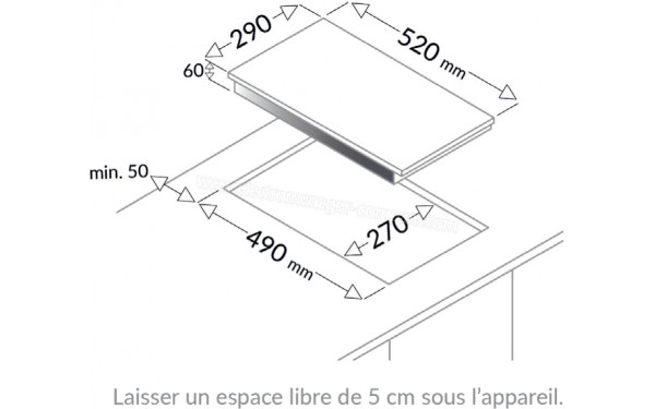 FAGOR FTV2522C - Dimensions