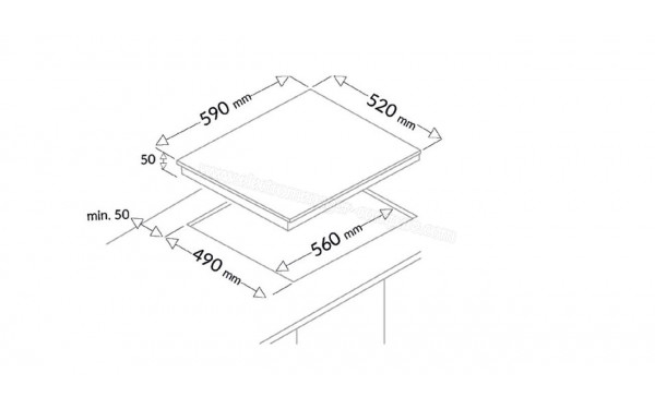 FAGOR FTV460V - Dimensions