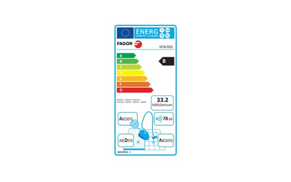 FAGOR VCB-920 - &Eacute;tiquette &eacute;nergie