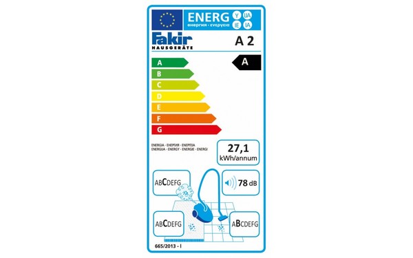 FAKIR A2 - &Eacute;tiquette &eacute;nergie