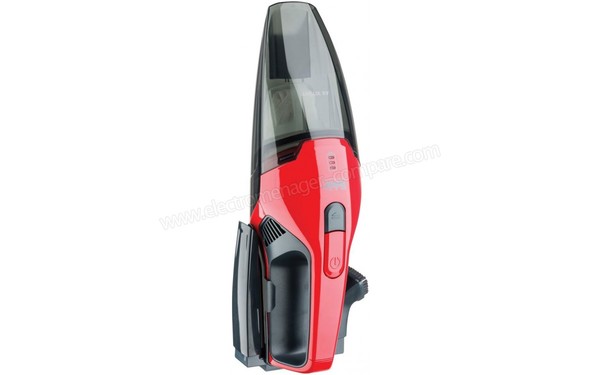 FAKIR AS 1072 NT Rouge - Vue 3/4 gauche verticale avec station de charge