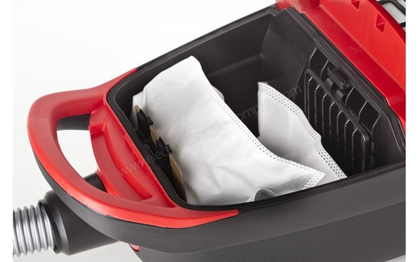 FAKIR Red Vac - Vue 3/4 droite capot ouvert
