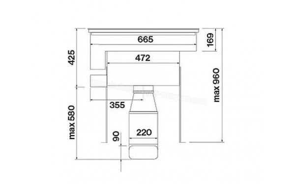 FALMEC BRERA3320 - Dimensions