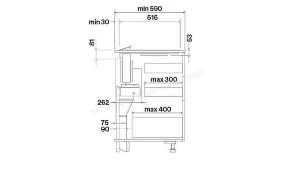 FALMEC BRERA3320 - Dimensions