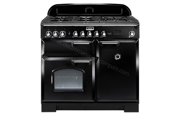 FALCON Classic Deluxe 100 DF Noir Chrom&eacute; - Vue de face