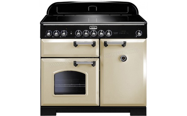 FALCON Classic Deluxe 100 Induction Cr&egrave;me Chrom&eacute; - Vue de face