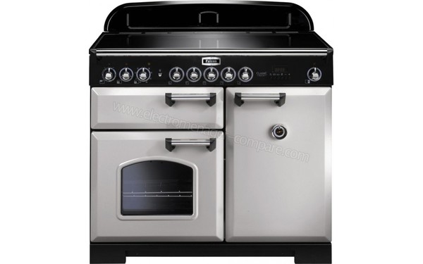 FALCON Classic Deluxe 100 Induction Gris Chrom&eacute; - Vue de face (cr&eacute;dit : Boulanger)