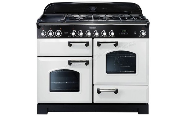 FALCON Classic Deluxe 110 DF Blanc Chrom&eacute; - Vue de face