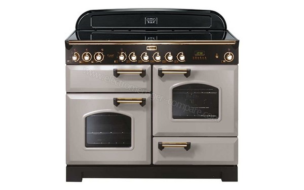 FALCON Classic Deluxe 110 Vitroc&eacute;ramique Gris Laiton - Vue de face