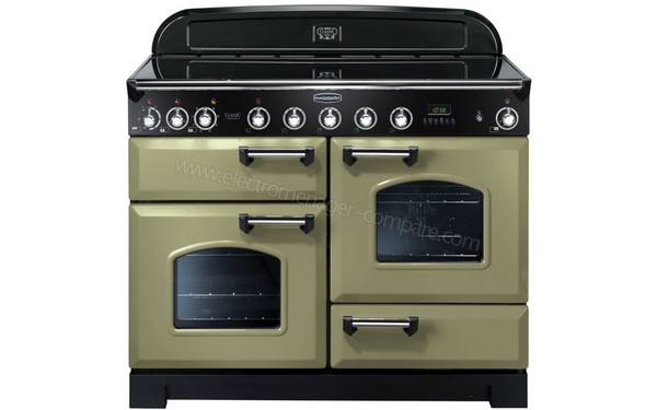 FALCON Classic Deluxe 110 Induction Vert Chrom&eacute; - Vue de face