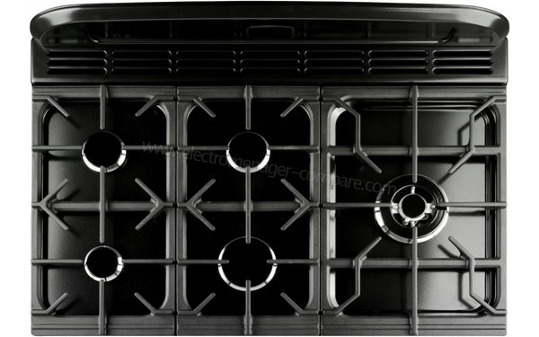 FALCON Classic Deluxe 90 DF Noir Cuivr&eacute; - Vue du dessus (cr&eacute;dit : Boulanger)