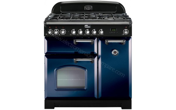 FALCON Classic Deluxe 90 DF Bleu Chrom&eacute; - Vue de face