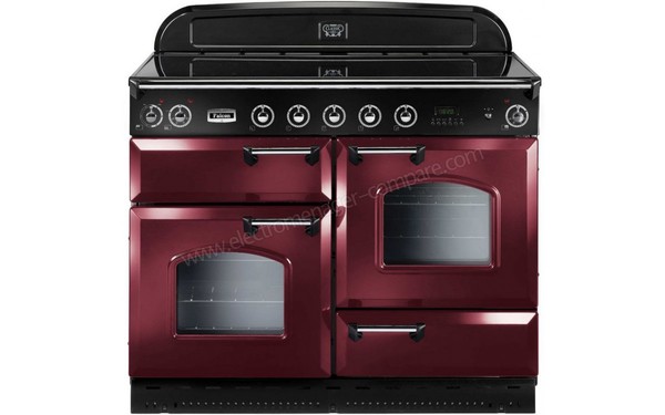 FALCON Classic 110 Induction Rouge Chrom&eacute; - Vue de face