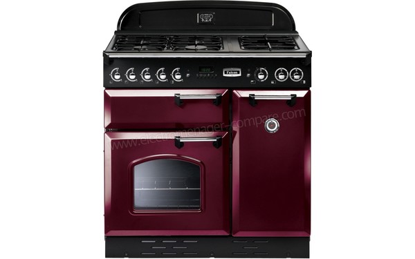 FALCON Classic 90 DF Rouge Chrom&eacute; - Vue de face  (cr&eacute;dit : Boulanger)