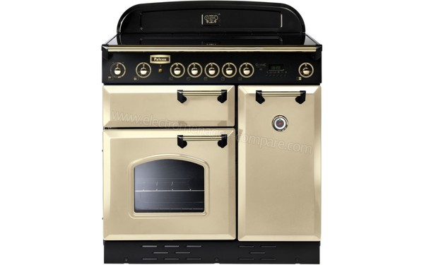 FALCON Classic 90 Induction Cr&egrave;me Cuivr&eacute; - Vue de face (cr&eacute;dit : Boulanger)  