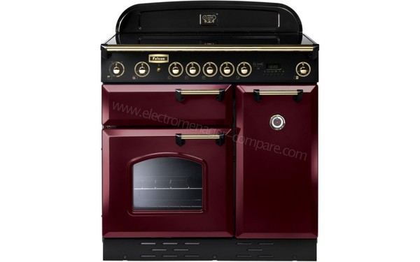 FALCON Classic 90 Induction Rouge Cuivr&eacute; - Vue de face (cr&eacute;dit : Boulanger)