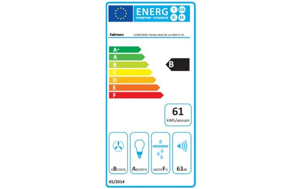 FALMEC CONCORD1430 - &Eacute;tiquette &eacute;nergie