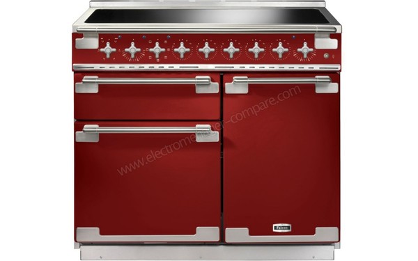 FALCON Elise 100 Induction Rouge - Vue de face (cr&eacute;dit : Boulanger)