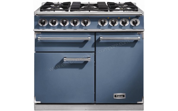 FALCON Deluxe 1000 DF Bleu Nickel Brillantes - Vue de face