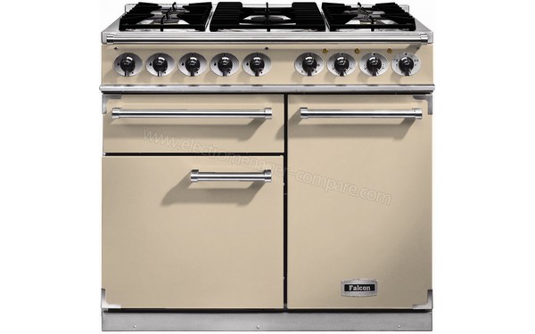 FALCON Deluxe 1000 DF Cr&egrave;me Chrom&eacute; Mates - Vue de face