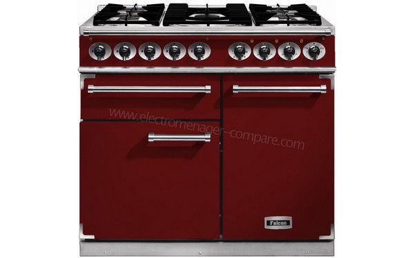 FALCON Deluxe 1000 DF Rouge Nickel Mates - Vue de face