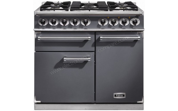 FALCON Deluxe 1000 DF Gris Nickel Brillantes - Vue de face