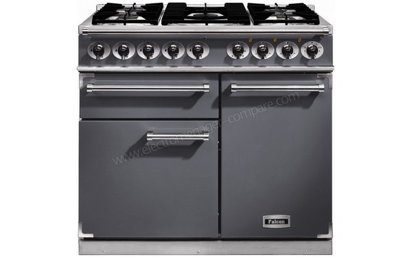 FALCON Deluxe 1000 DF Gris Nickel Mates - Vue de face