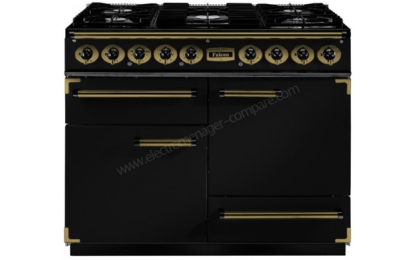 FALCON PKR 1092 Deluxe DF Noir Cuivr&eacute;e Mates - Vue de face