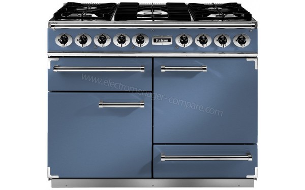 FALCON PKR 1092 Deluxe DF Bleu Nickel Brillantes - Vue de face