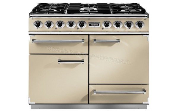 FALCON PKR 1092 Deluxe DF Cr&egrave;me Chrom&eacute;e Brillantes - Vue de face