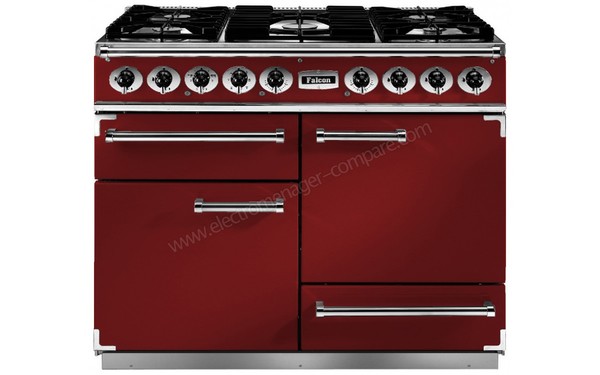 FALCON PKR 1092 Deluxe DF Rouge Nickel Mates - Vue de face