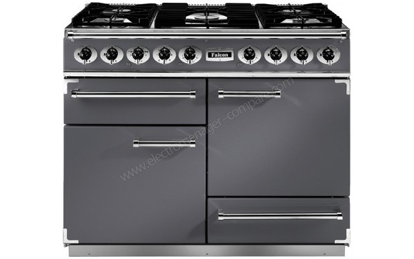 FALCON PKR 1092 Deluxe DF Gris Nickel Brillantes - Vue de face