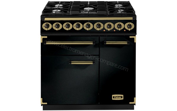 FALCON PKR 900 Deluxe DF Noir Cuivr&eacute;e Brillantes - Vue de face