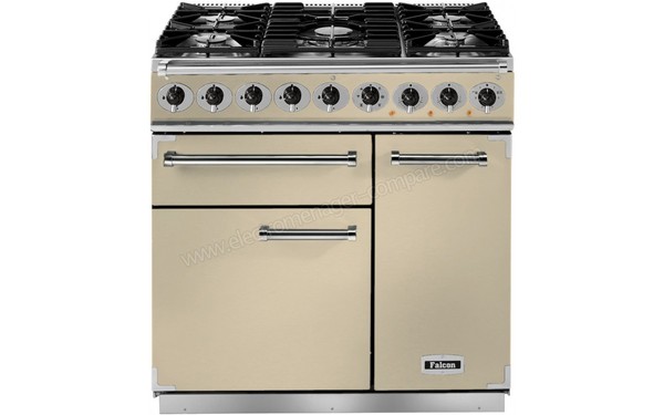 FALCON PKR 900 Deluxe DF Cr&egrave;me Chrom&eacute;e Brillantes - Vue de face