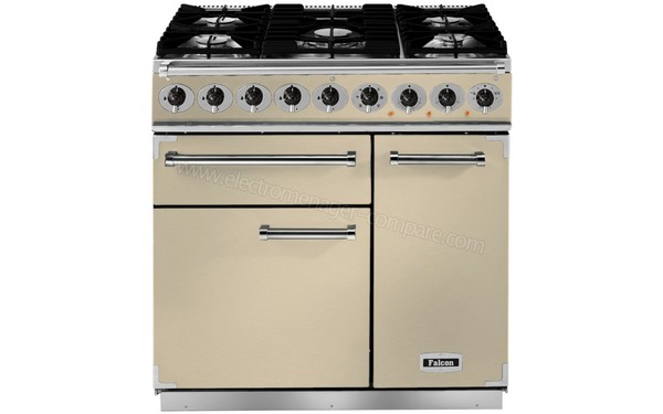 FALCON PKR 900 Deluxe DF Cr&egrave;me Chrom&eacute;e Mates - Vue de face