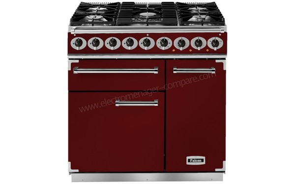 FALCON PKR 900 Deluxe DF Rouge Nickel Brillantes - Vue de face