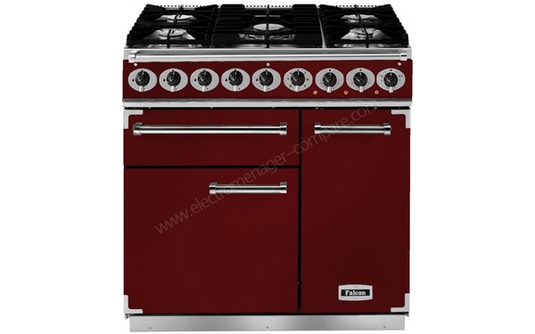 FALCON PKR 900 Deluxe DF Rouge Nickel Mates - Vue de face