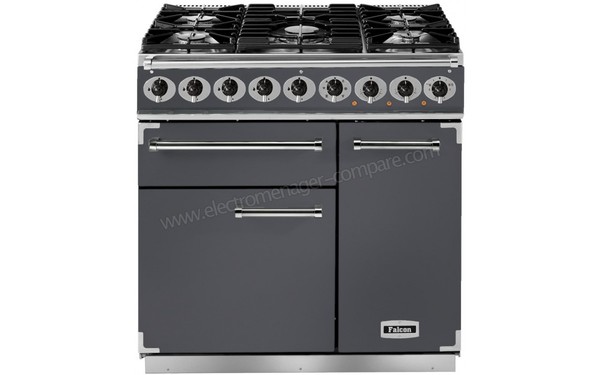 FALCON PKR 900 Deluxe DF Gris Nickel Brillantes - Vue de face