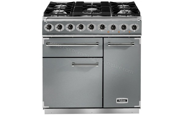 FALCON PKR 900 Deluxe DF Inox Chrom&eacute;e Brillantes - Vue de face