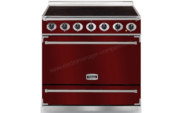 FALCON 900S Induction Rouge Cerise Nickel - Vue de face